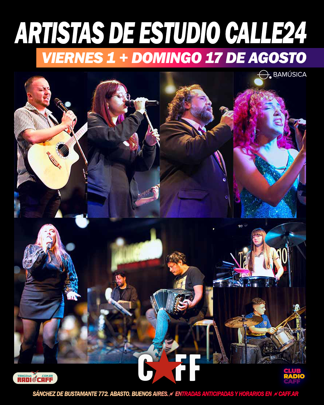 Flyer del show