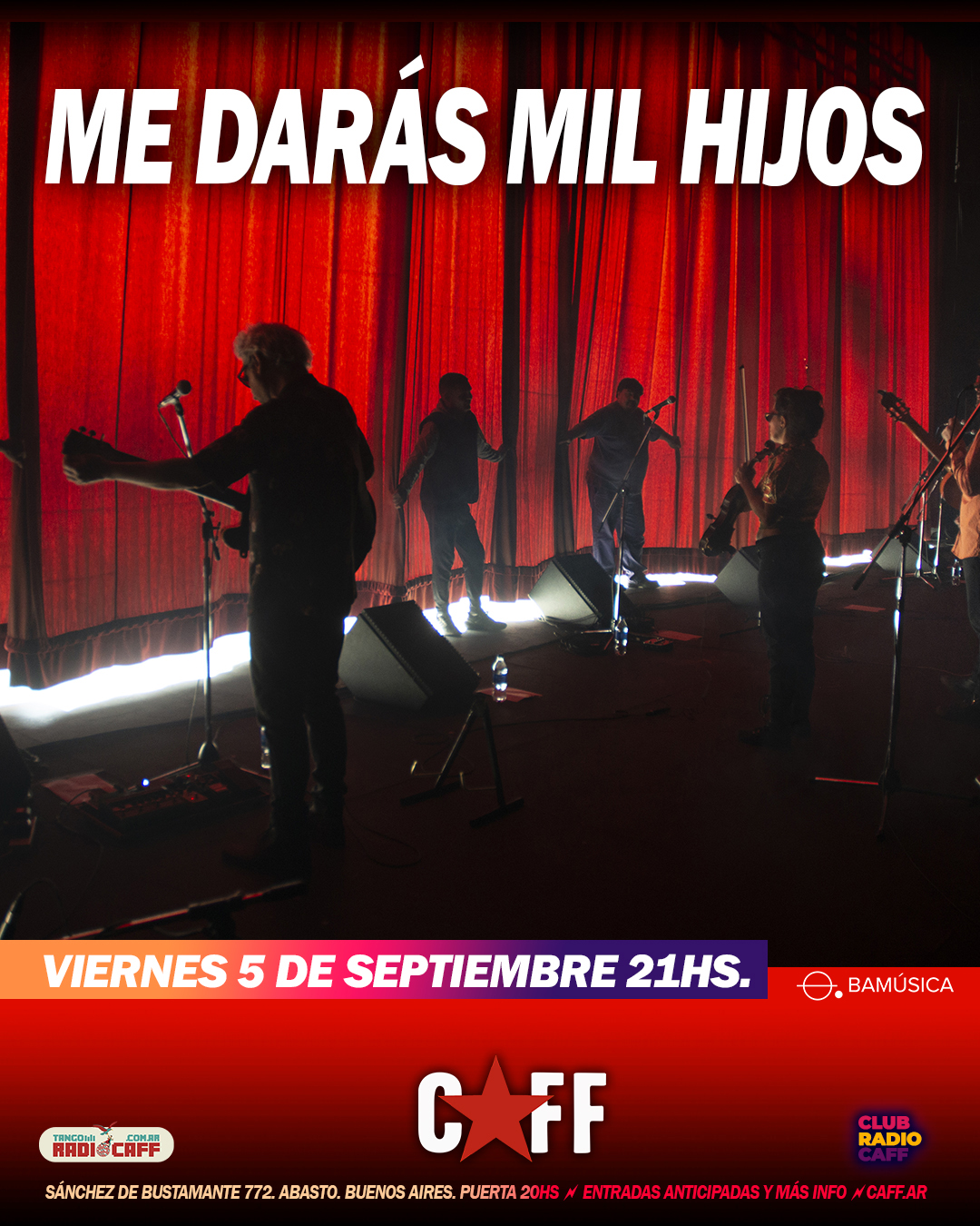 Flyer del show