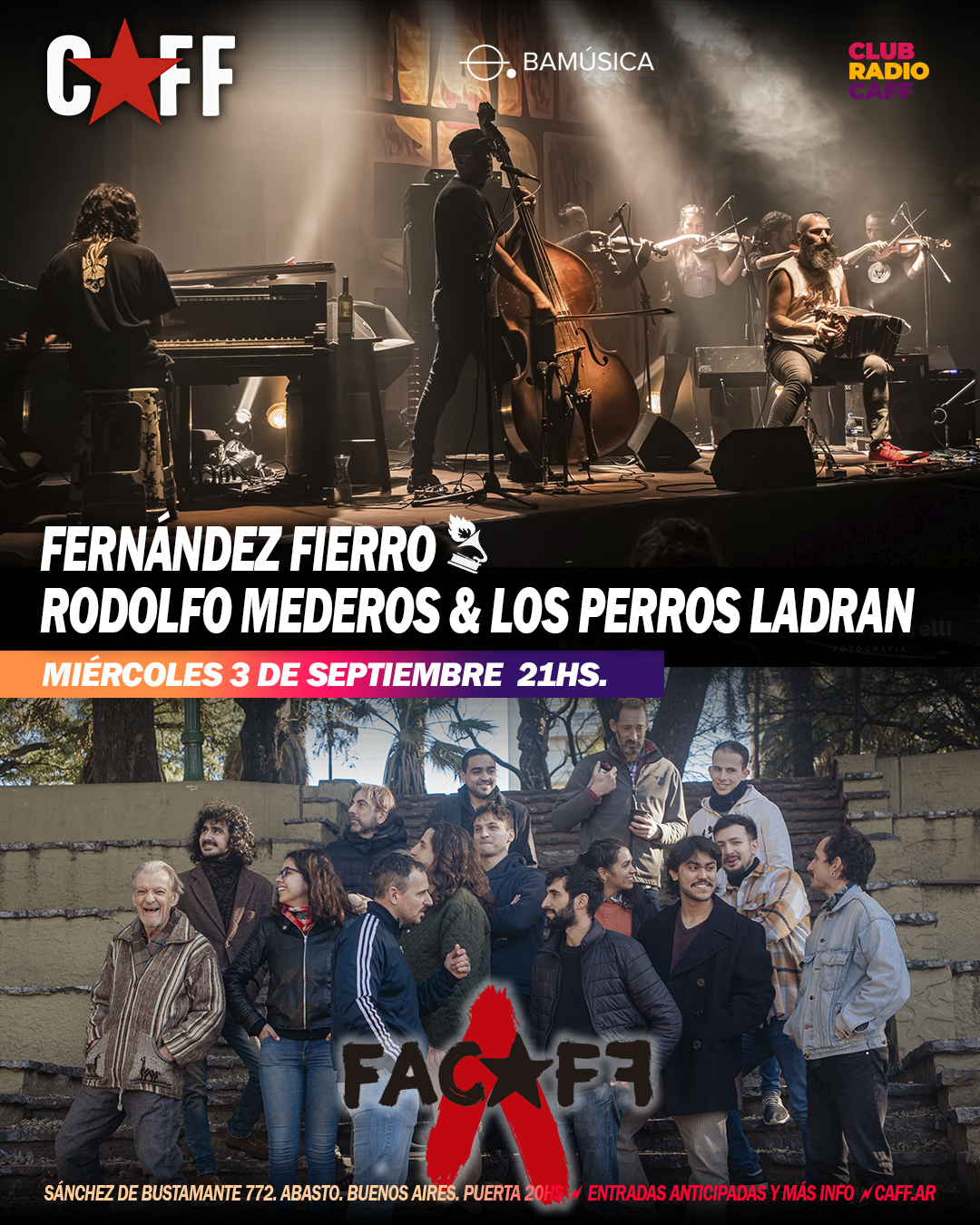 Flyer del show