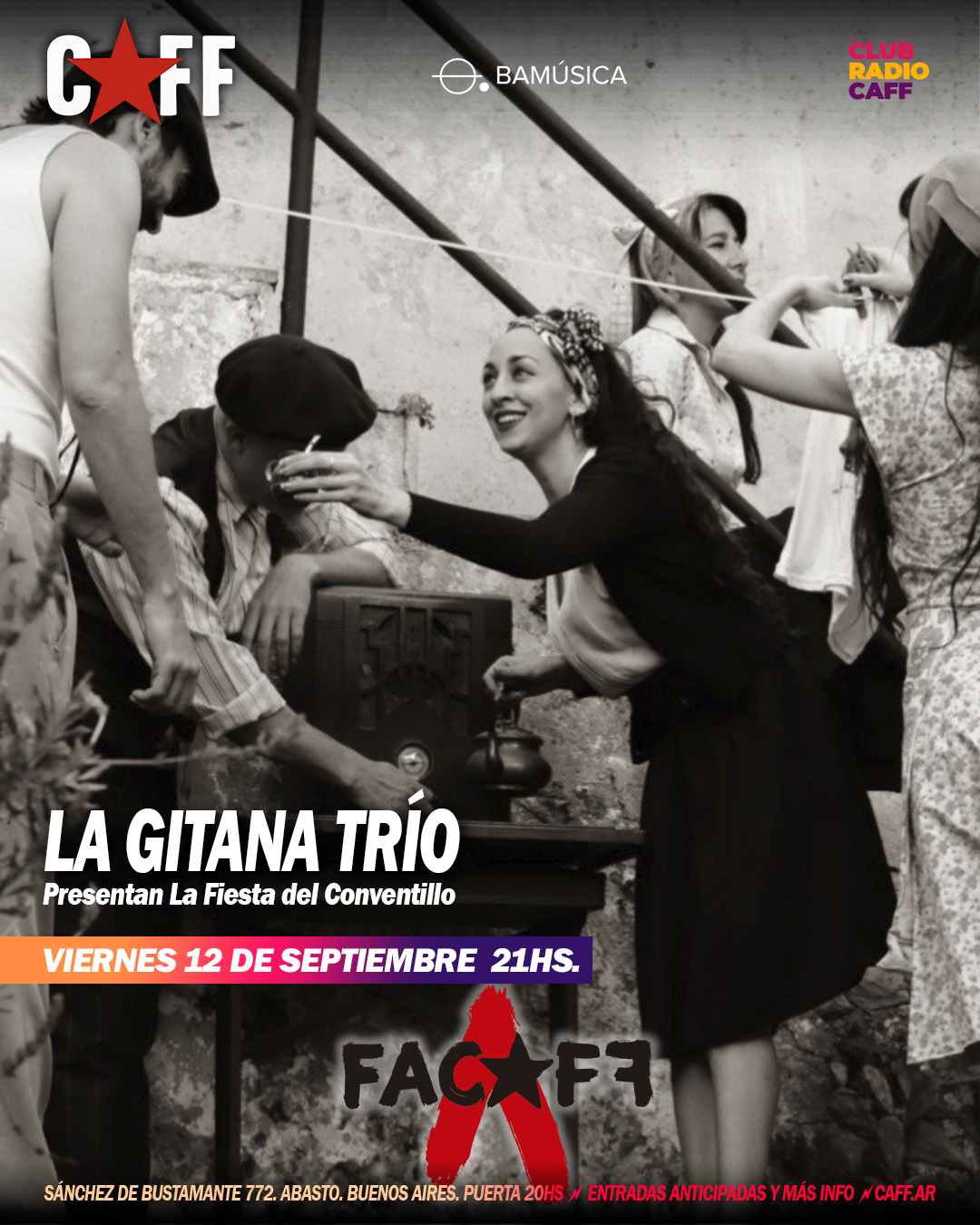 Flyer del show