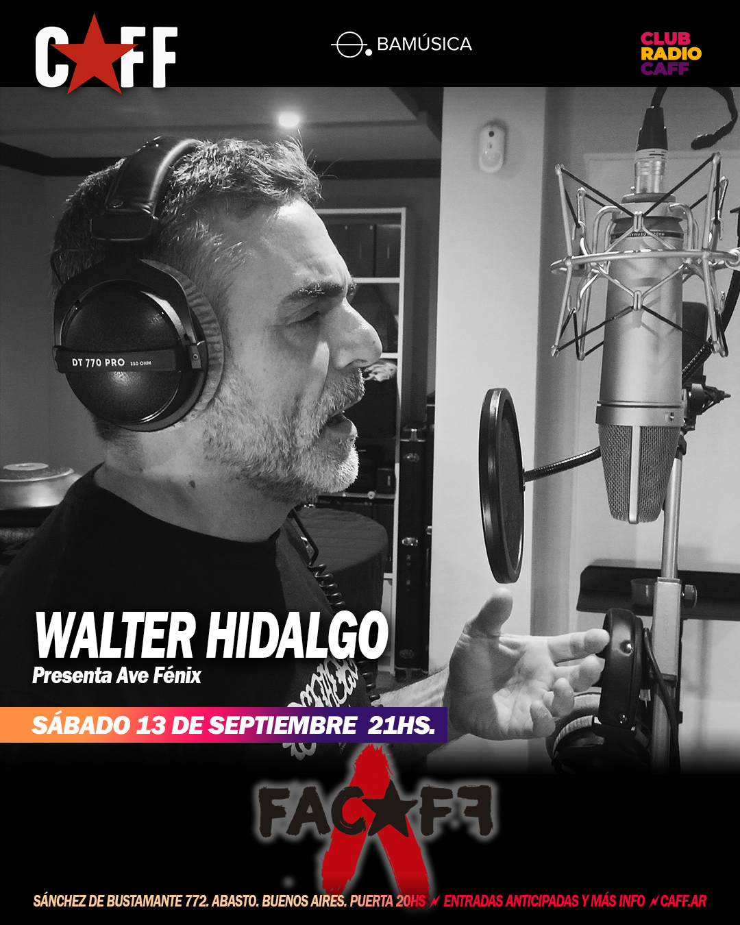 Flyer del show