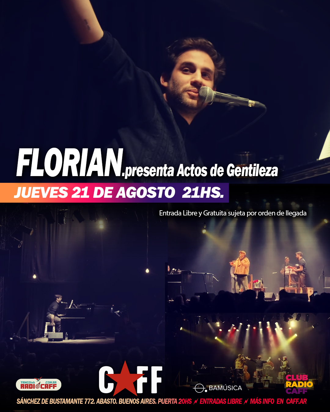 Flyer del show
