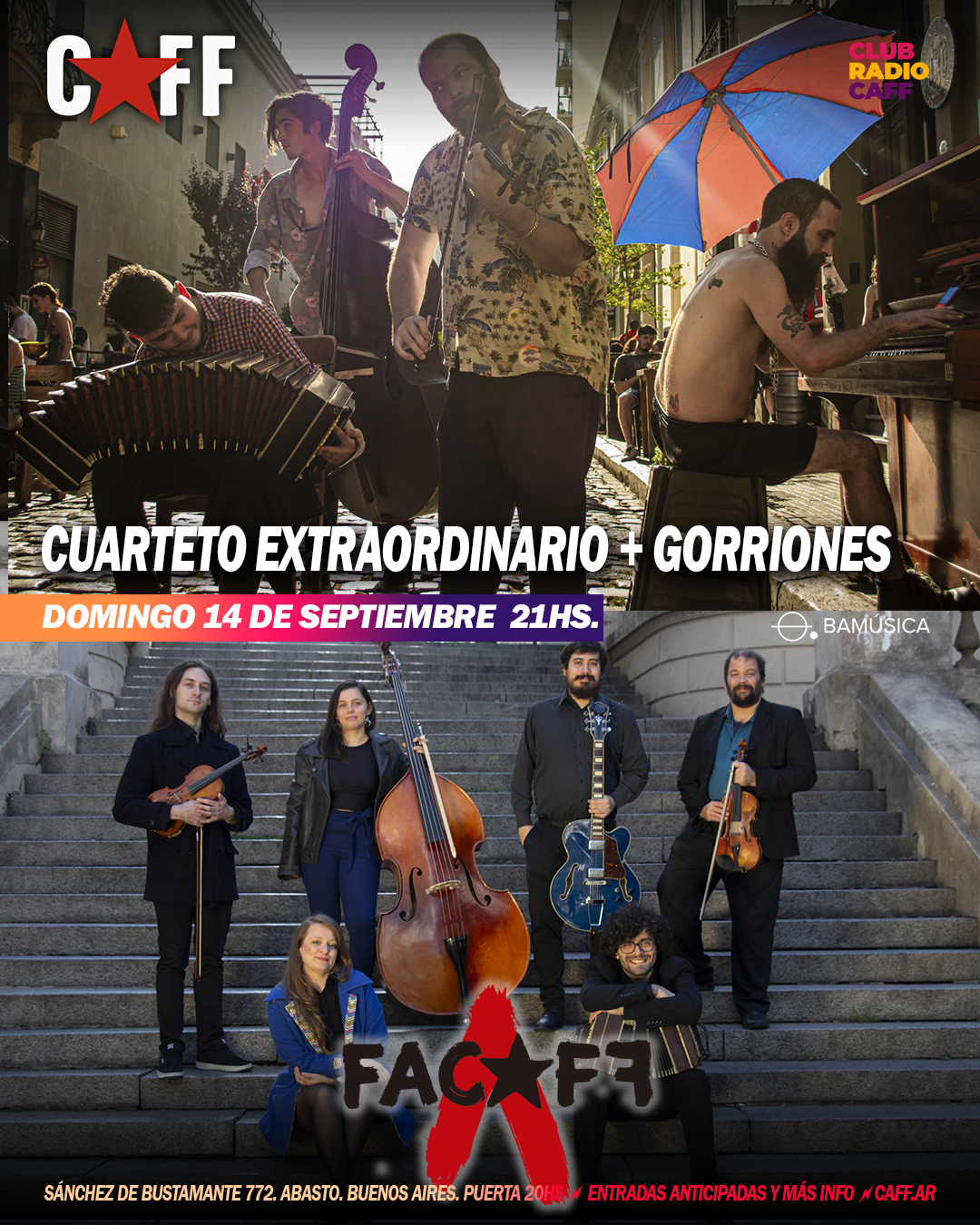 Flyer del show