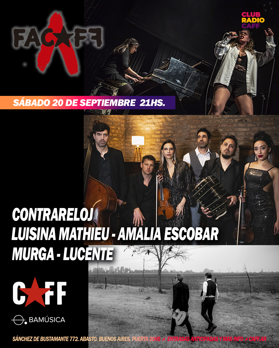Flyer del show