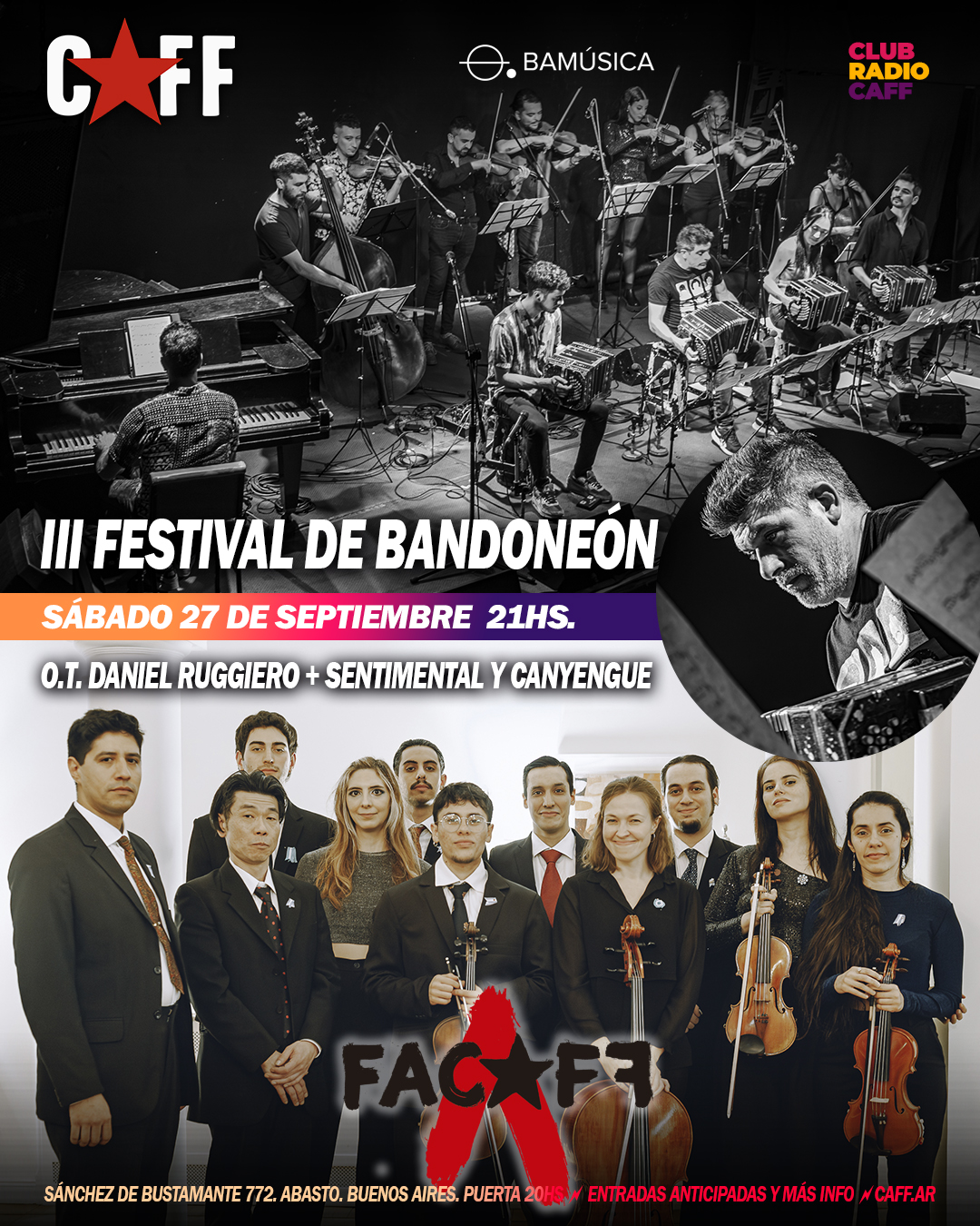 Flyer del show
