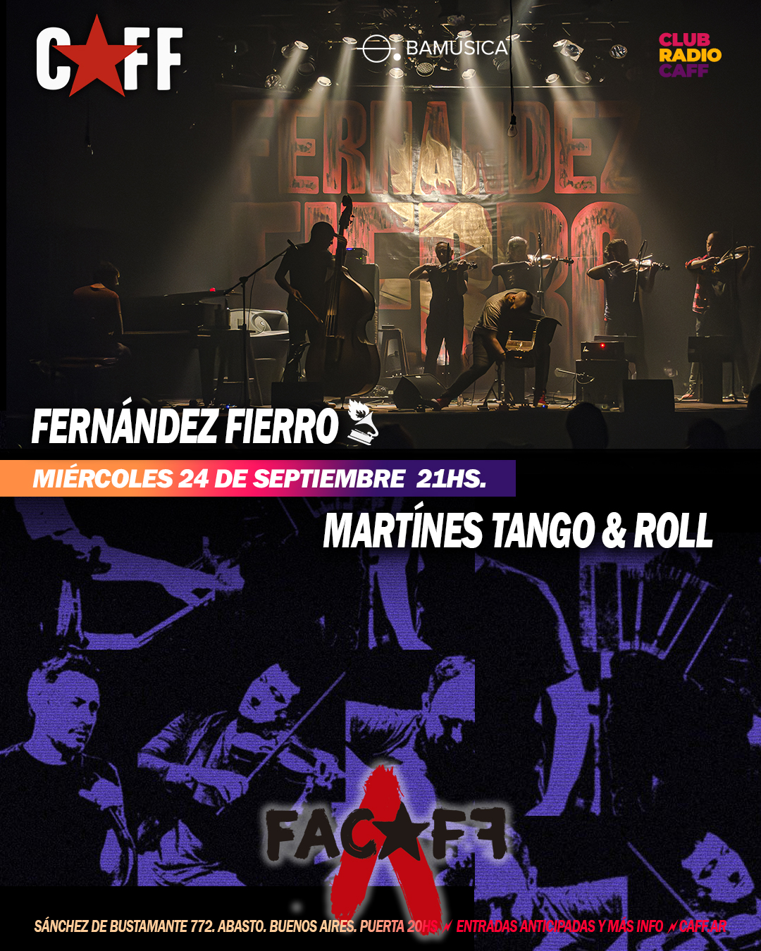 Flyer del show