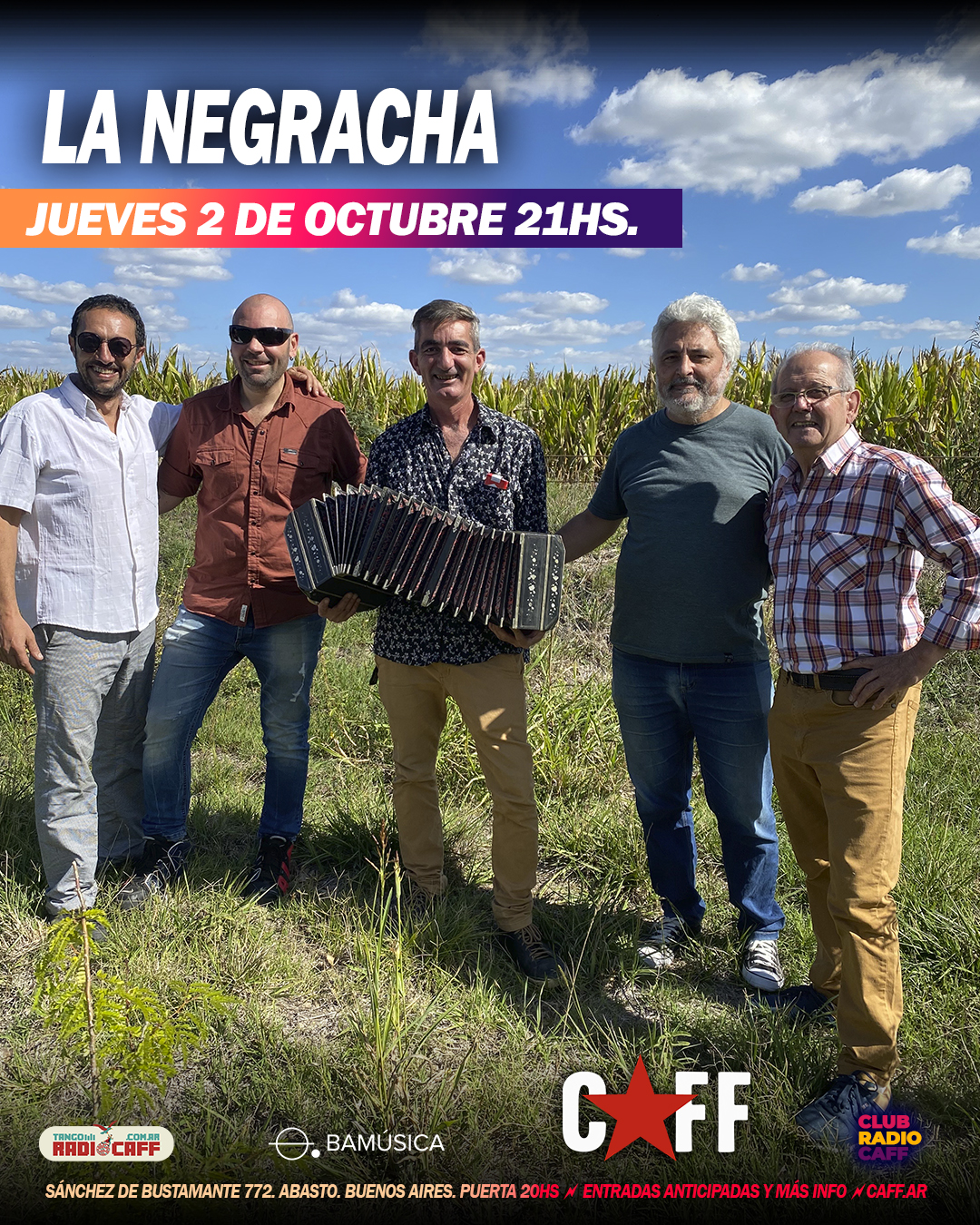 Flyer del show