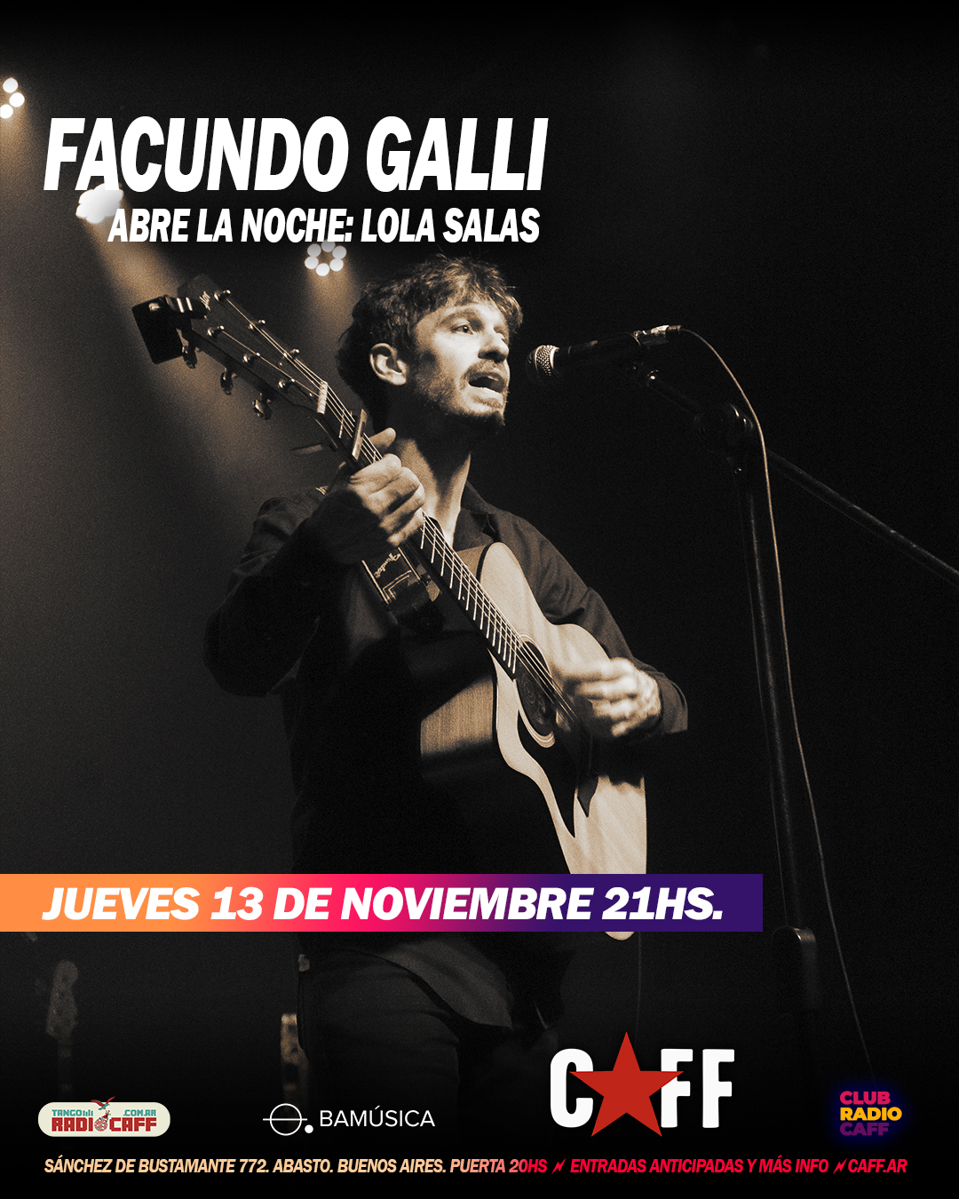 Flyer del show
