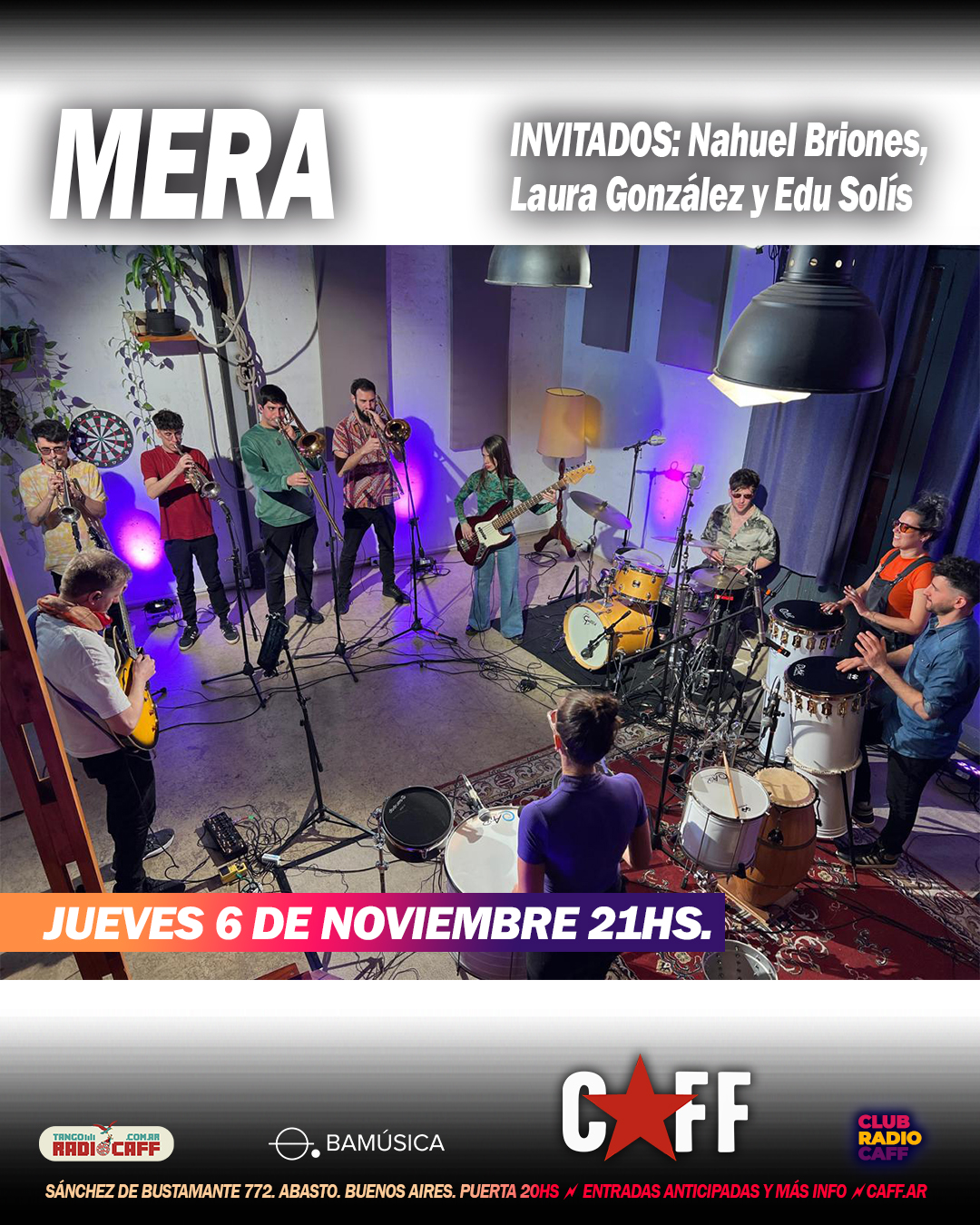 Flyer del show