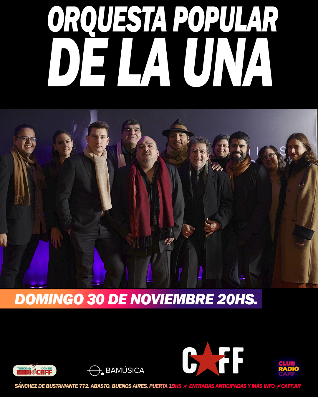 Flyer del show
