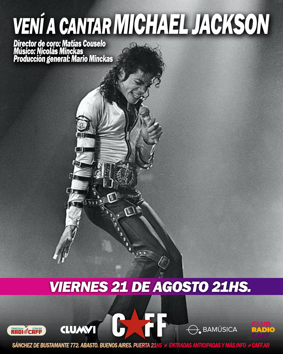Flyer del show