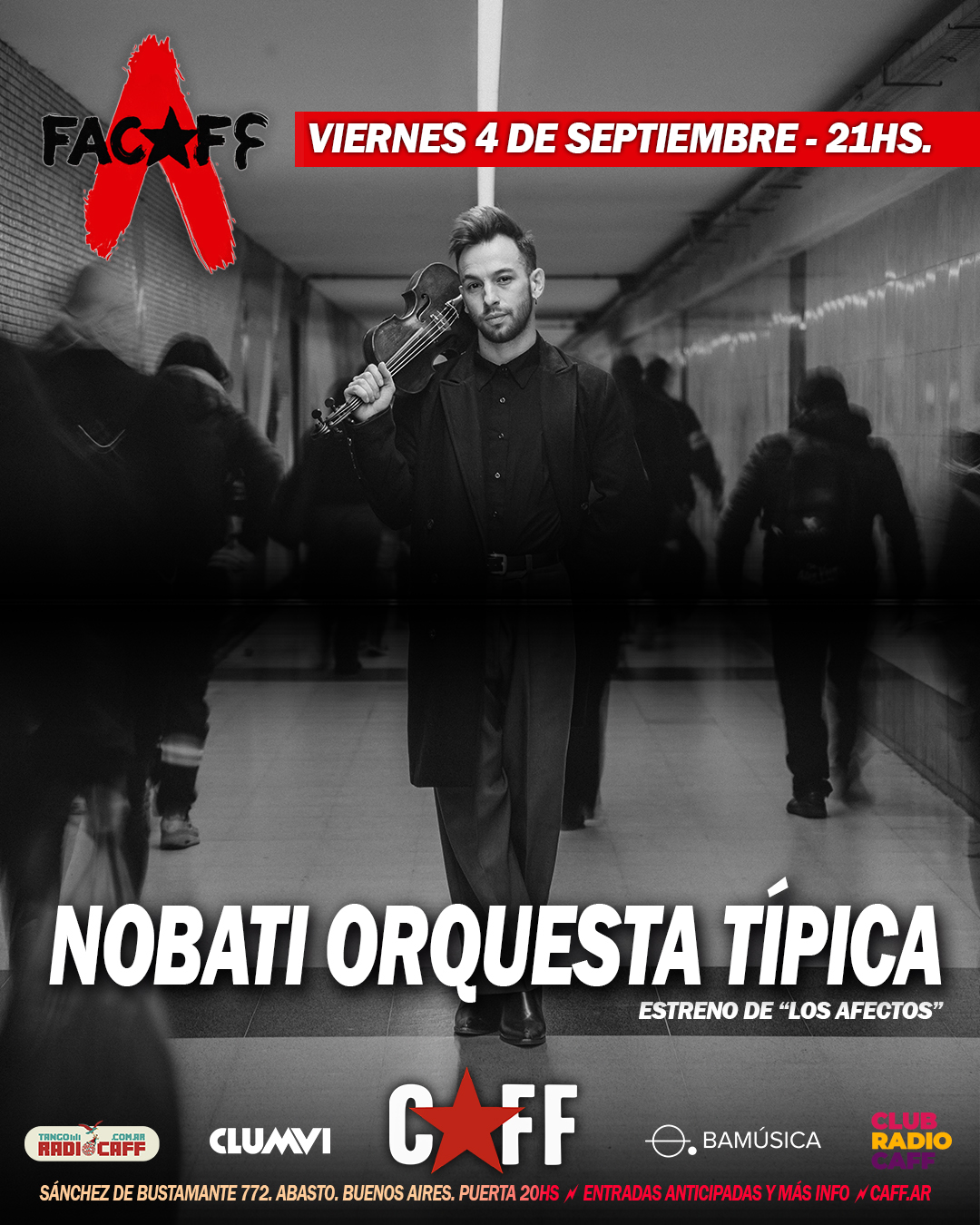 Flyer del show