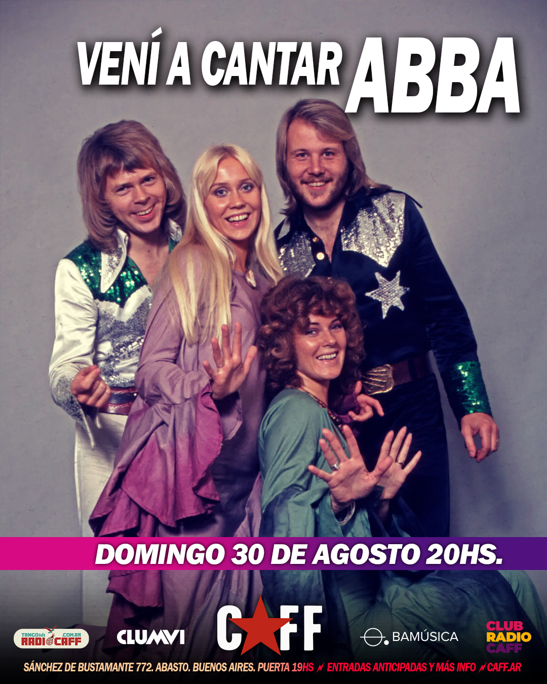 Flyer del show