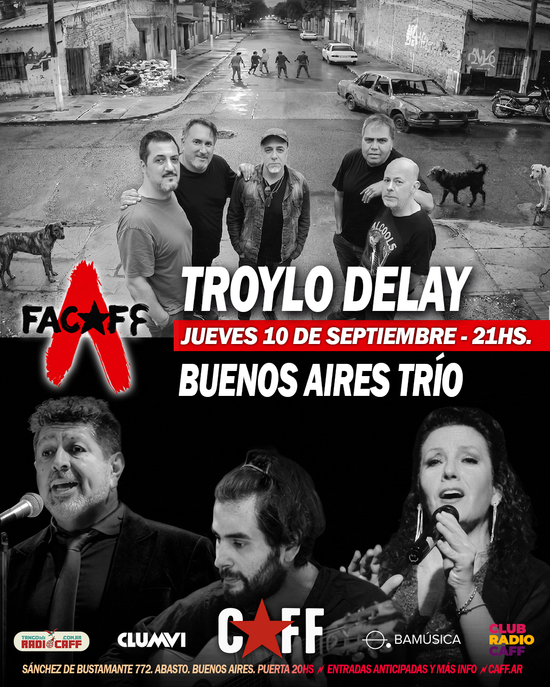Flyer del show