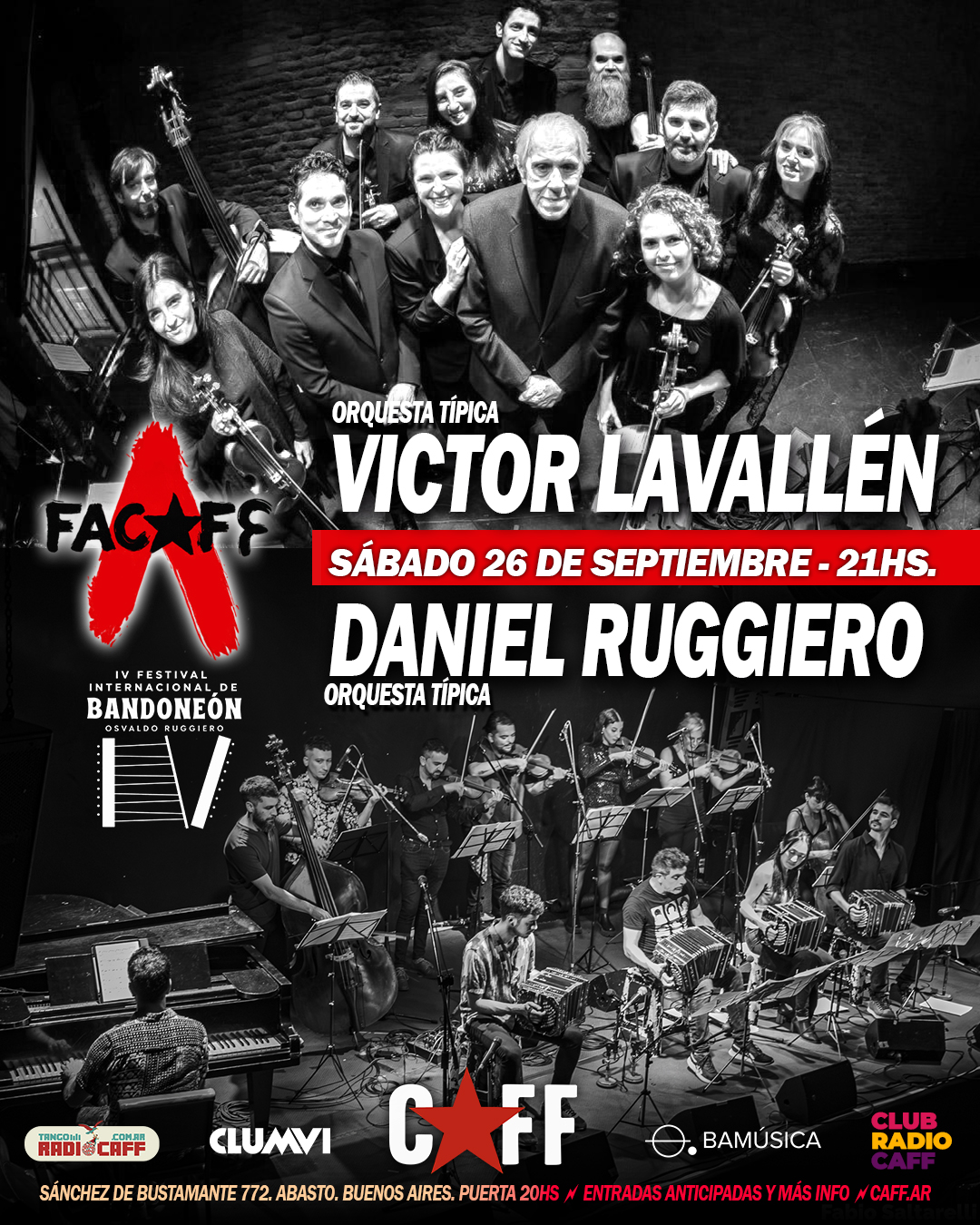 Flyer del show