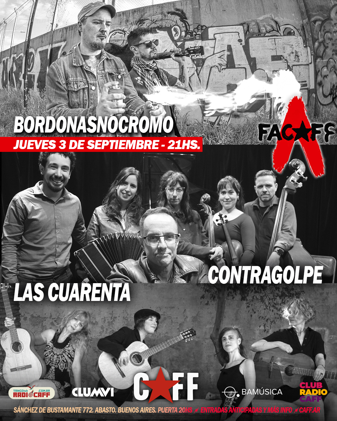 Flyer del show