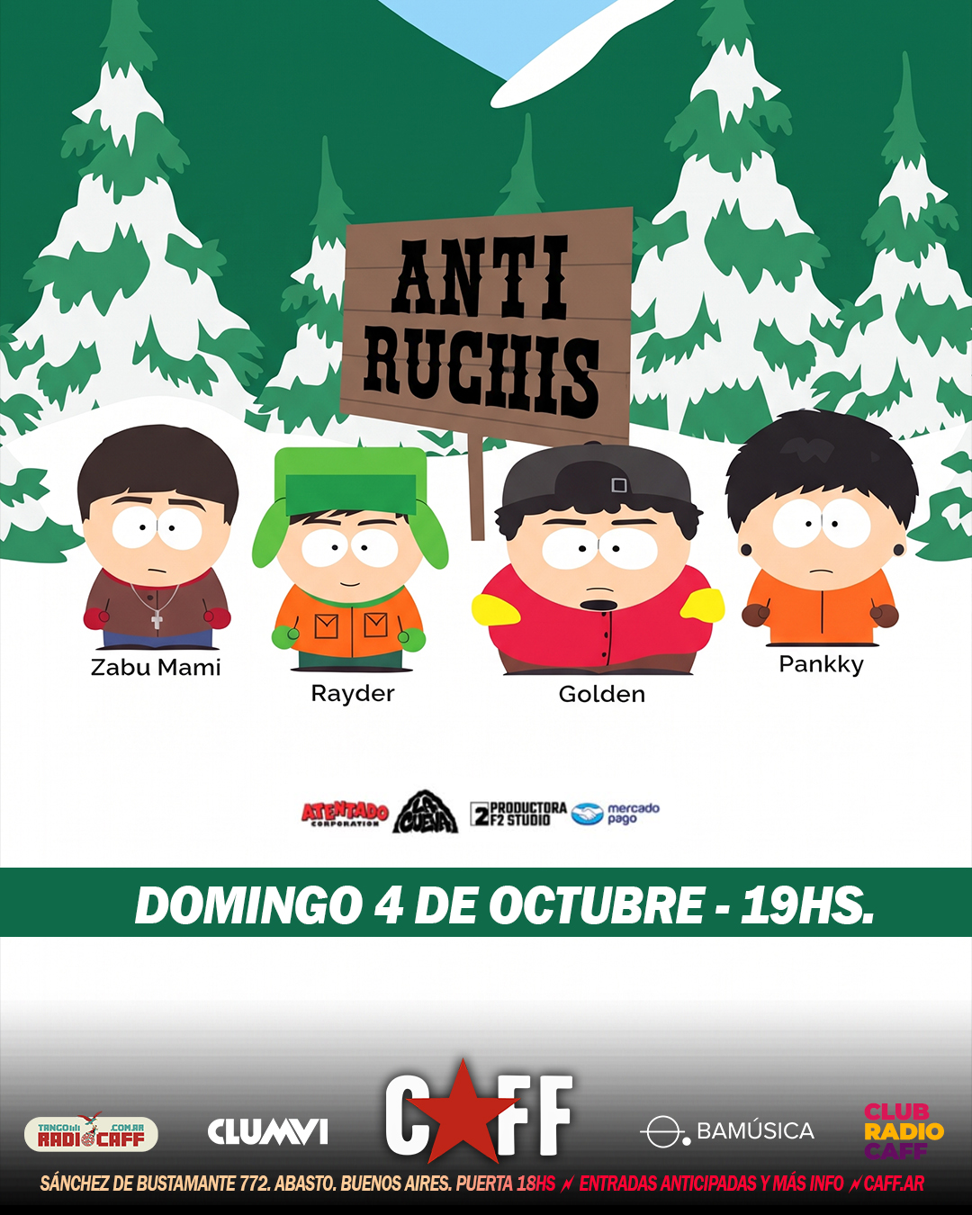 Flyer del show