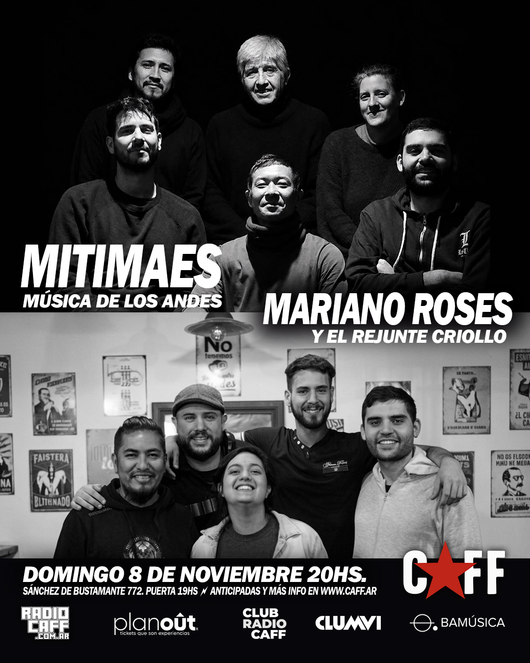 Flyer del show