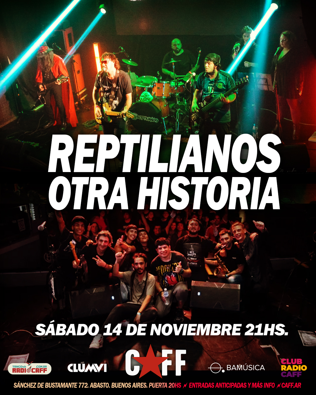 Flyer del show